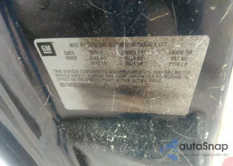 2009 Chevrolet Impala Ltz from USA, damaged, VIN 2G1WU57M391137349